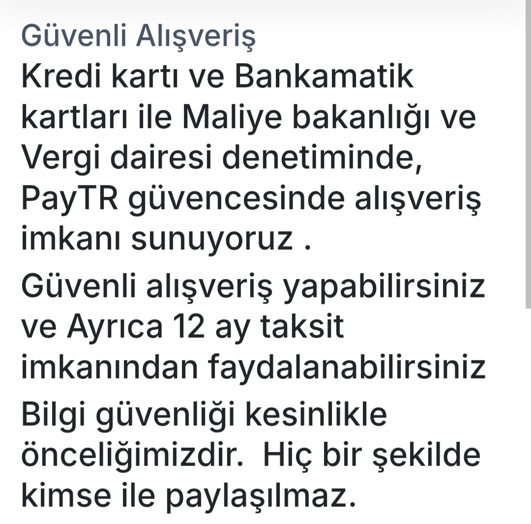 Güvenli Alışveriş 